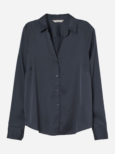 

Рубашка H&M 1803-7628469 36 Темно-бирюзовая