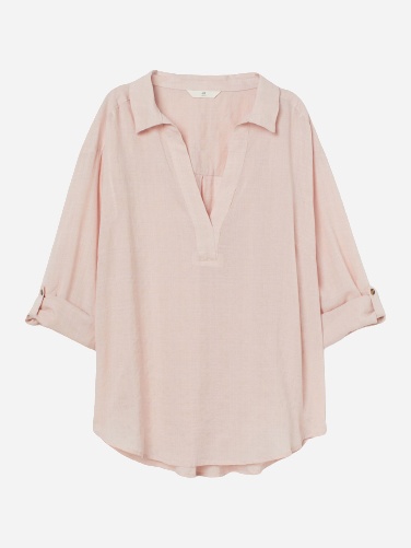 

Блузка H&M 1903-8717072 M Светло-розовая