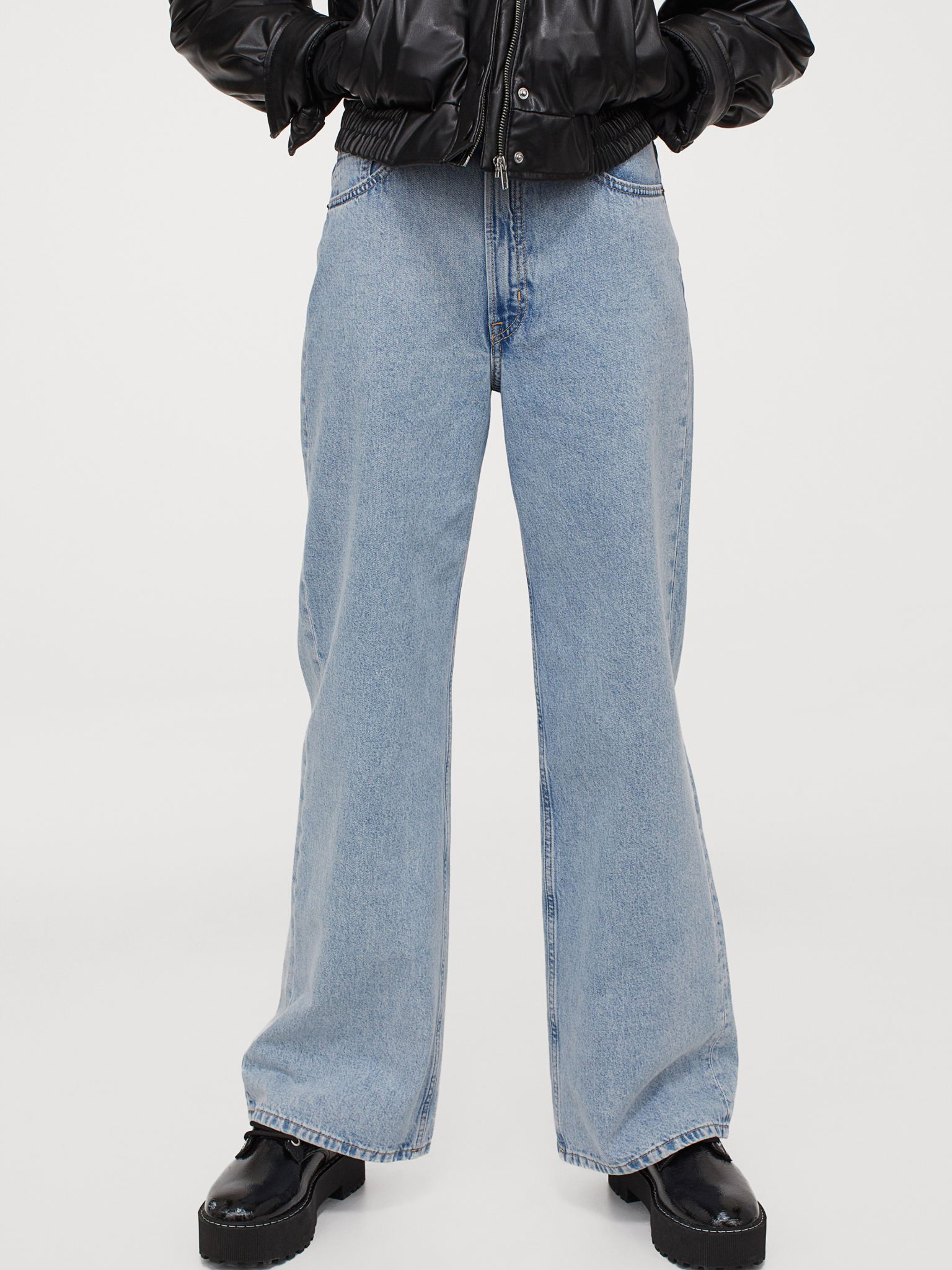 

Джинсы H&M 1903-8718892 40 Голубые