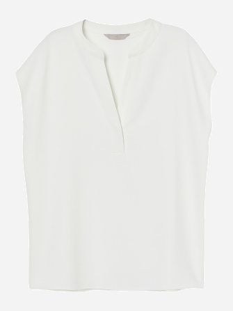 

Блузка H&M 212-8476731 L Белая