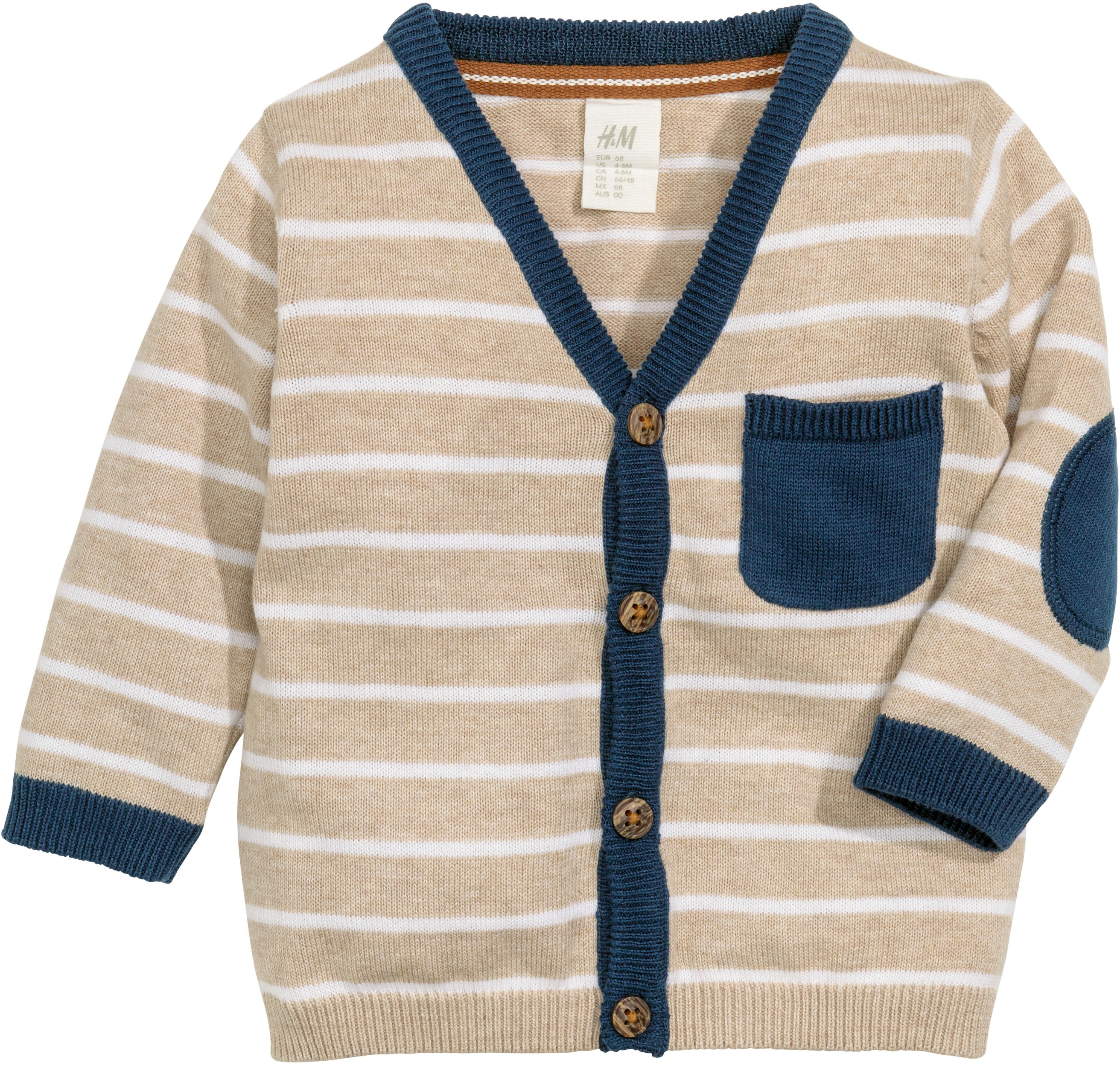 

Кардиган H&M 0344799 3 92 см Бежевый (2000000873510)