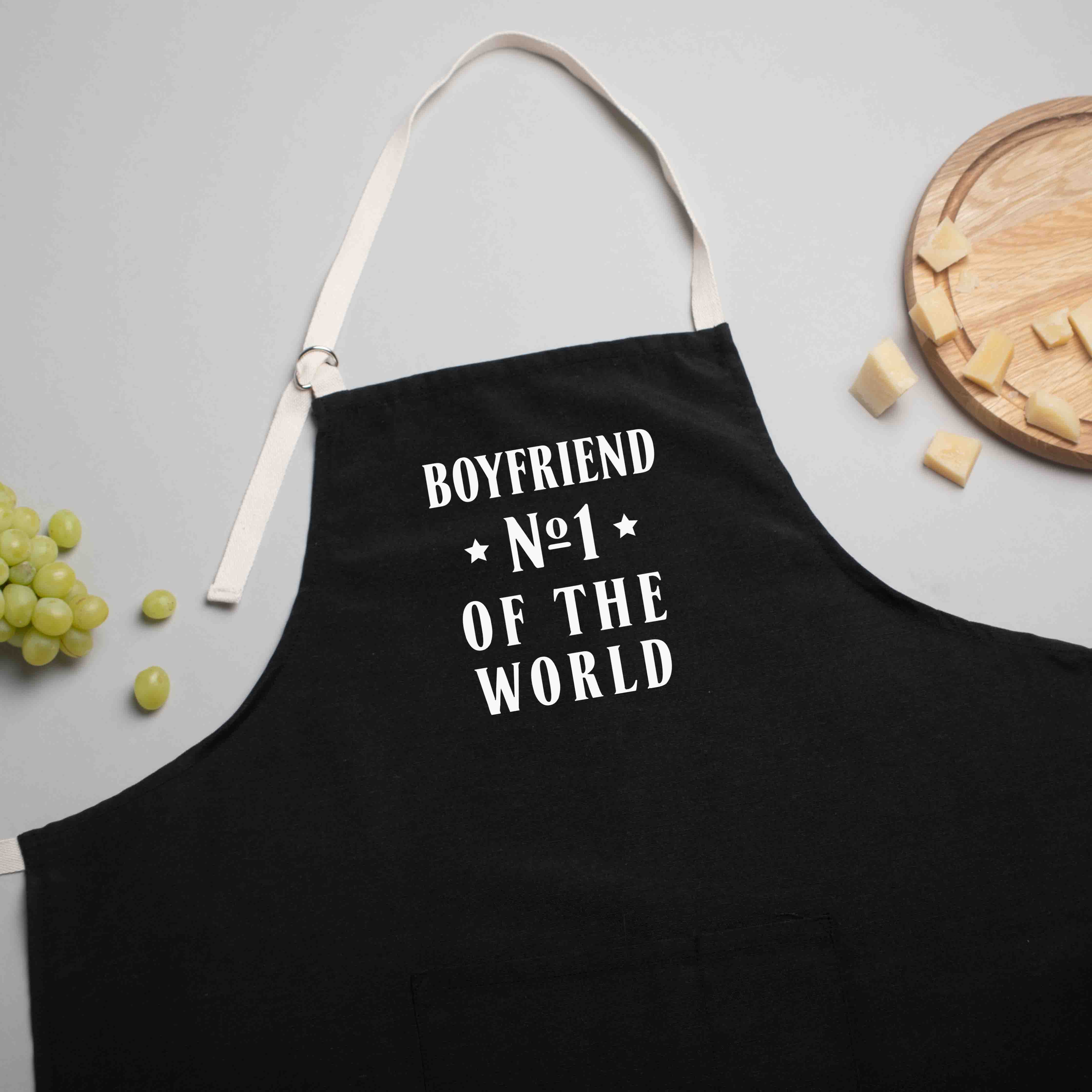 

Фартук "Boyfriend №1 of the world" BeriDari (8278) Black