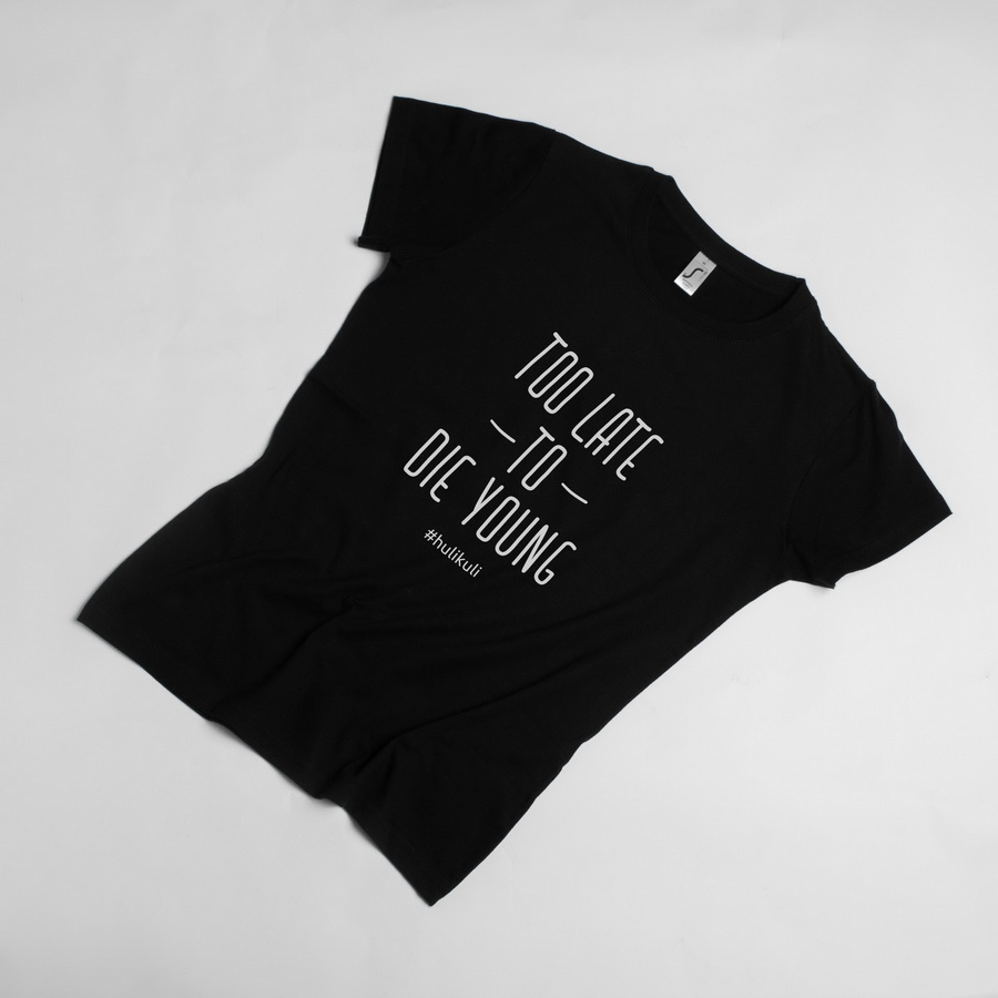 

Футболка "Too late to die young" женская HuliKuli (6274) XL