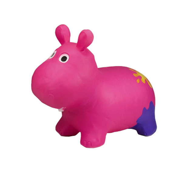

Прыгун Bambi резиновый G20153 Бегемот Pink