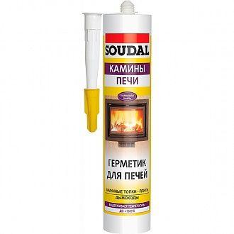 

Герметик жаростойкий для печей и каминов SOUDAL +1500 °C черный 280 мл