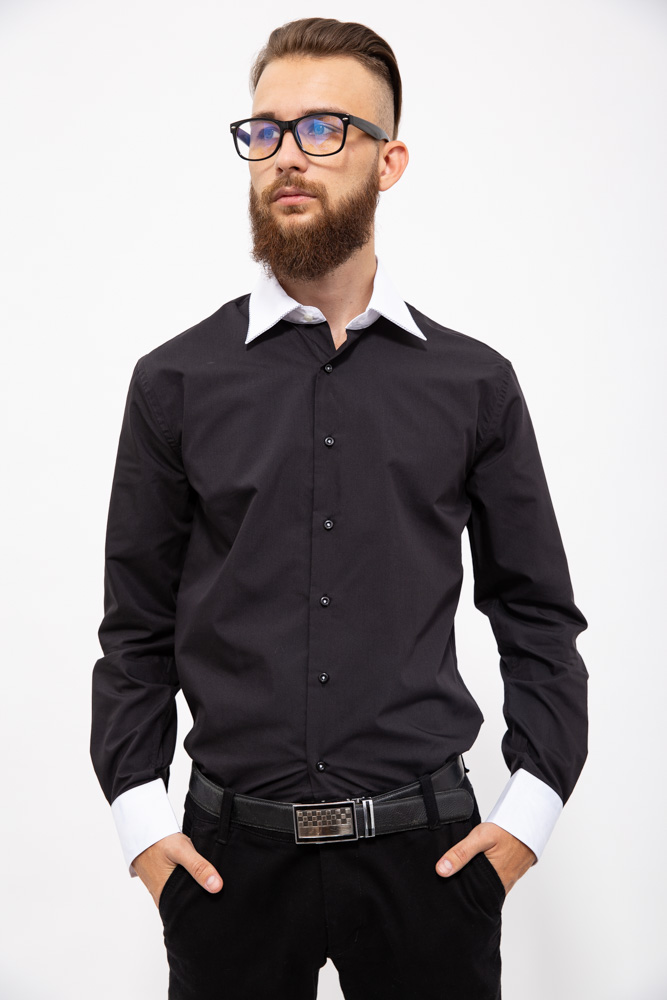 

Рубашка цвет Черно-белый размер S FG_00477