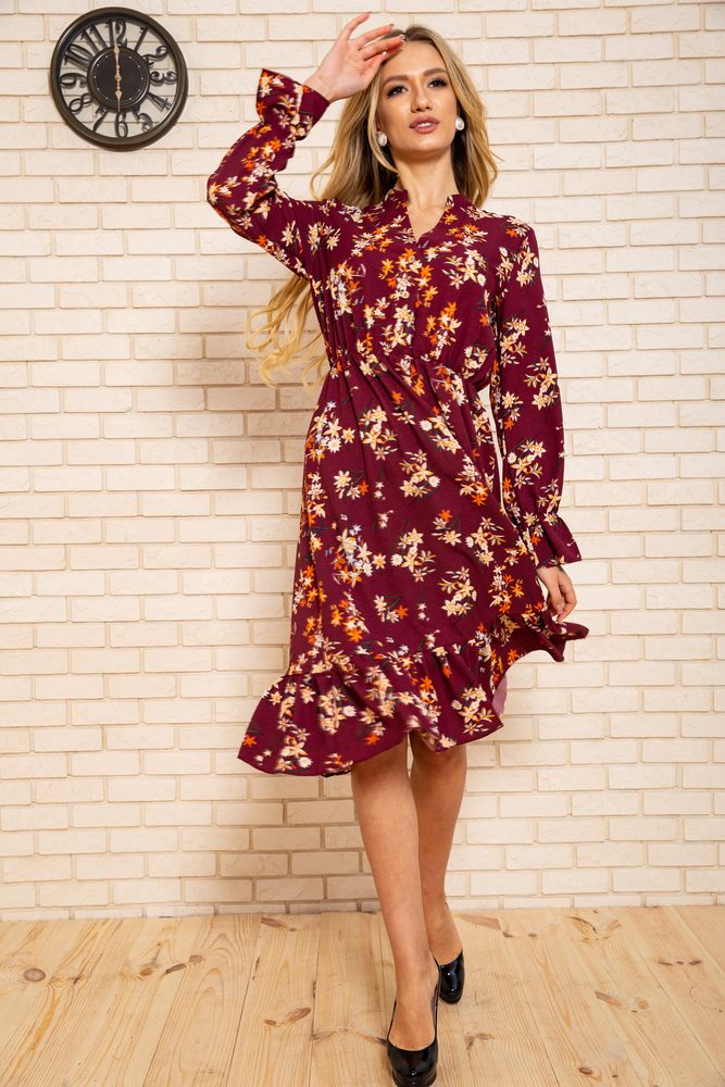 

Платье женское цвет Бордовый размер 36 FG_03822