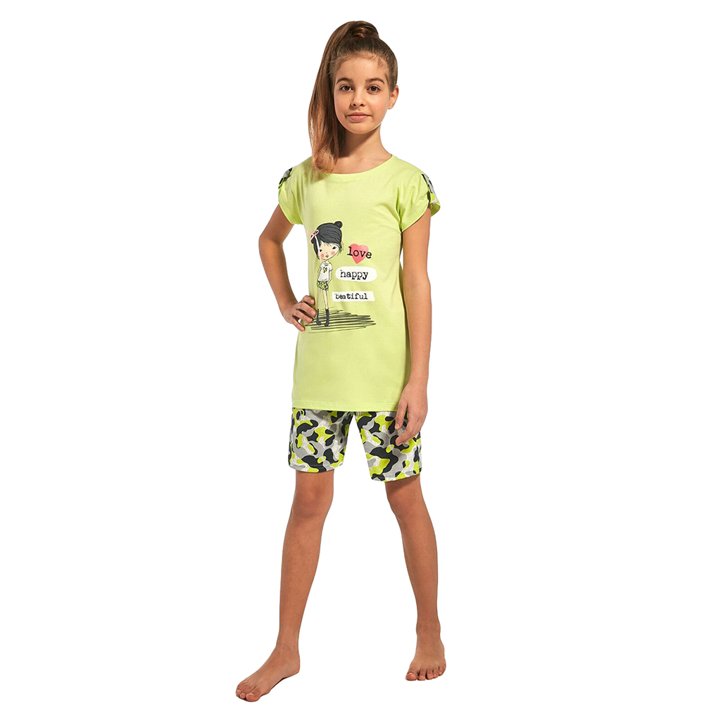 

Комплект домашний для девочки CORNETTE 110-116 GREEN (243/62 Girl)
