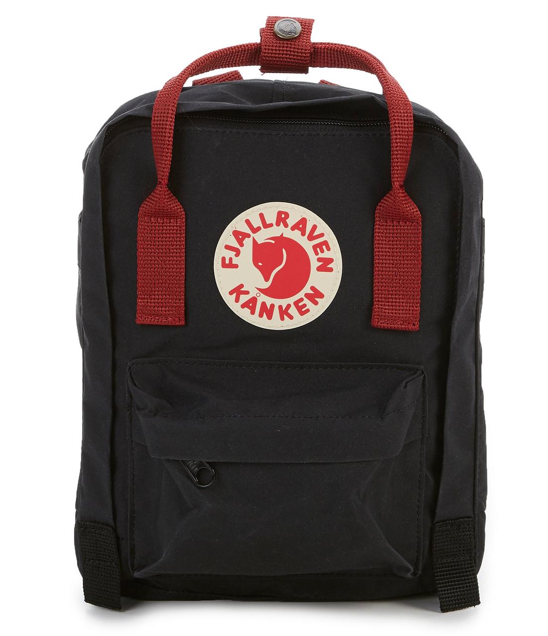 

Рюкзак Fjallraven Kanken Mini 7л Black-Ox Red