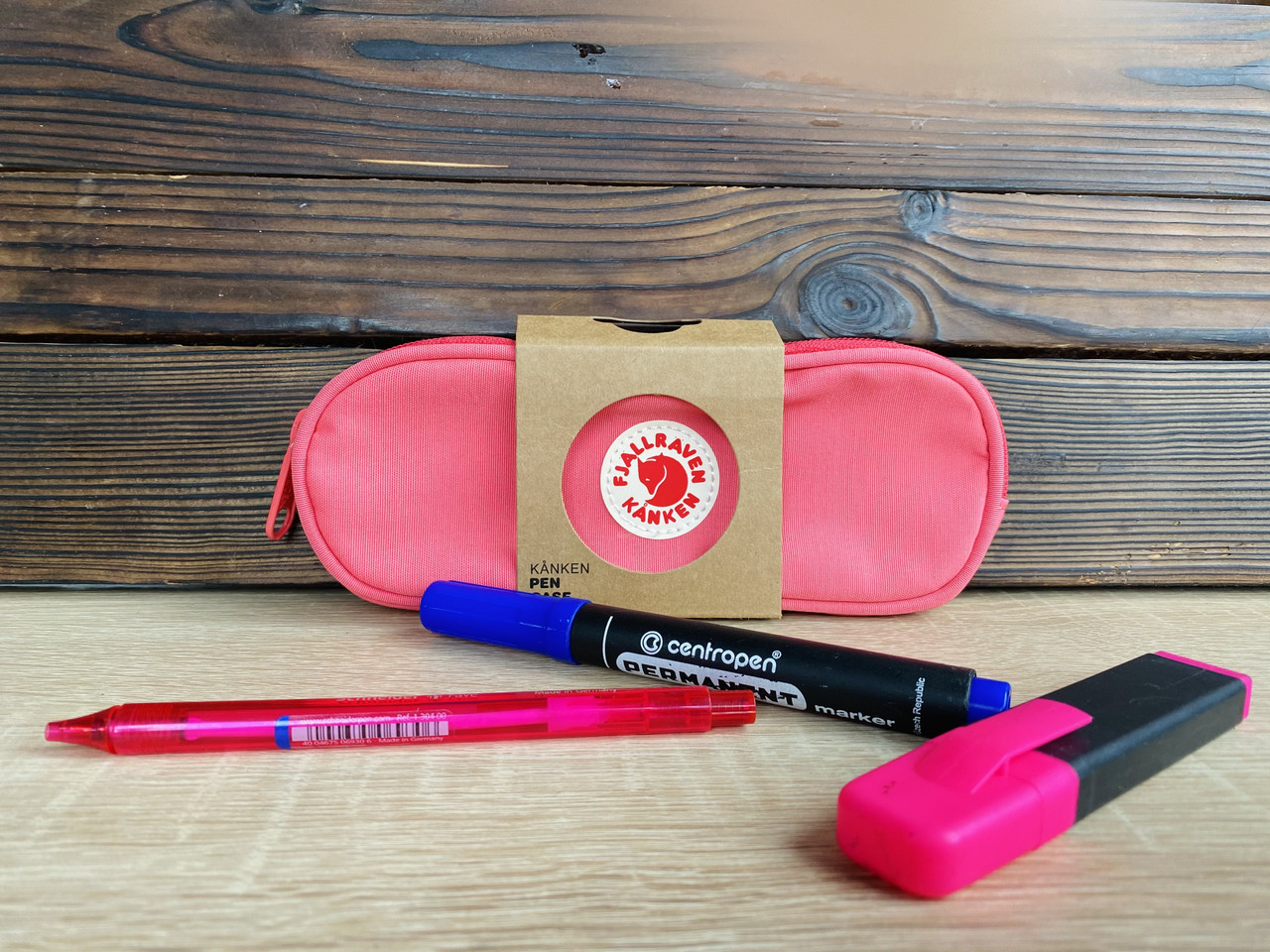 

Пенал школьный Fjallraven Kanken Pen Case , Малиновый