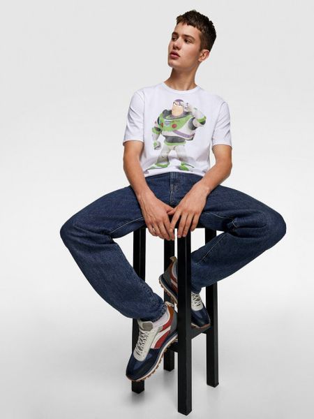 

Футболка мужская Zara S Белая (1201-521)