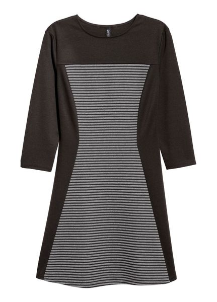 

Платье H&M XS Черно-серое (1079-043)