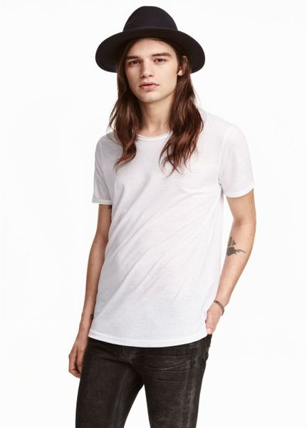 

Футболка мужская H&M XL Белая (1081-927)