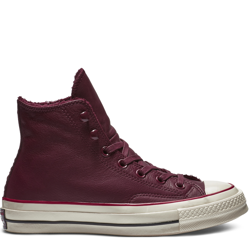 Кожаные утепленные кеды. Converse Chuck 70 бордовые. Конверсы 70 Chuck бордовые. Конверс Чак 70 бордовые артикул. Кеды Converse бордовые кожаные.