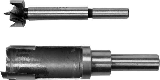 Свердла по дереву: коронка та фреза YATO: Ø = 20 мм, l = 110/90 мм .
