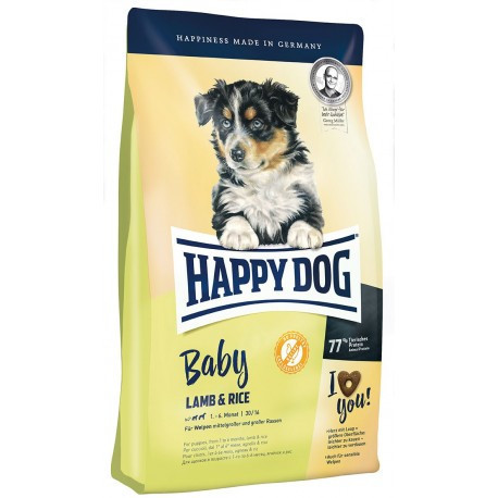 

Сухой корм HAPPY DOG Baby Lamb & Rice для щенков безглютеновый, 18 кг