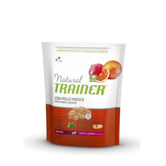 

Сухой корм Trainer (Трейнер) Puppy&Junior Medium для щенков средних пород, 0,65 кг