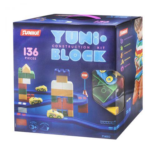 

Конструктор детский Unika "YUNI-BLOCK" 136 дет 1450