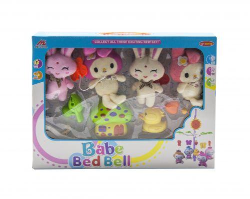 

Музыкальная карусель MEI "Babe Bed Bell: кролики" 3004/6/7