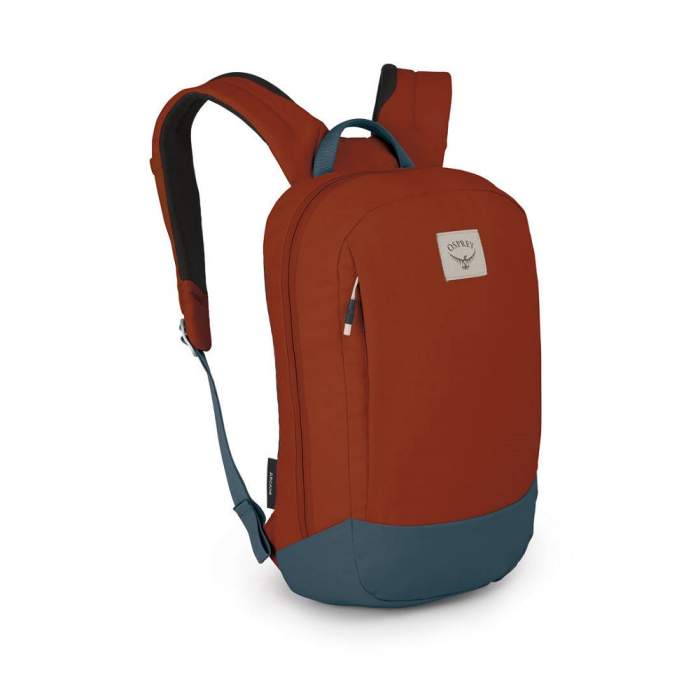 

Рюкзак Osprey Arcane Small Day Umber Orange/Stargazer Blue (оранжевий)