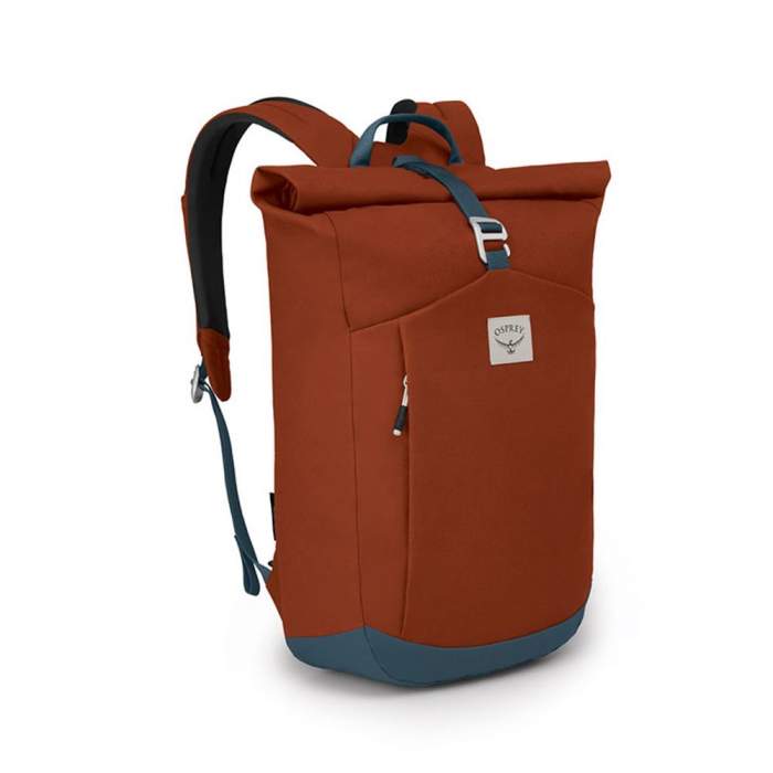 

Рюкзак Osprey Arcane Roll Top Umber Orange/Stargazer Blue оранжевий