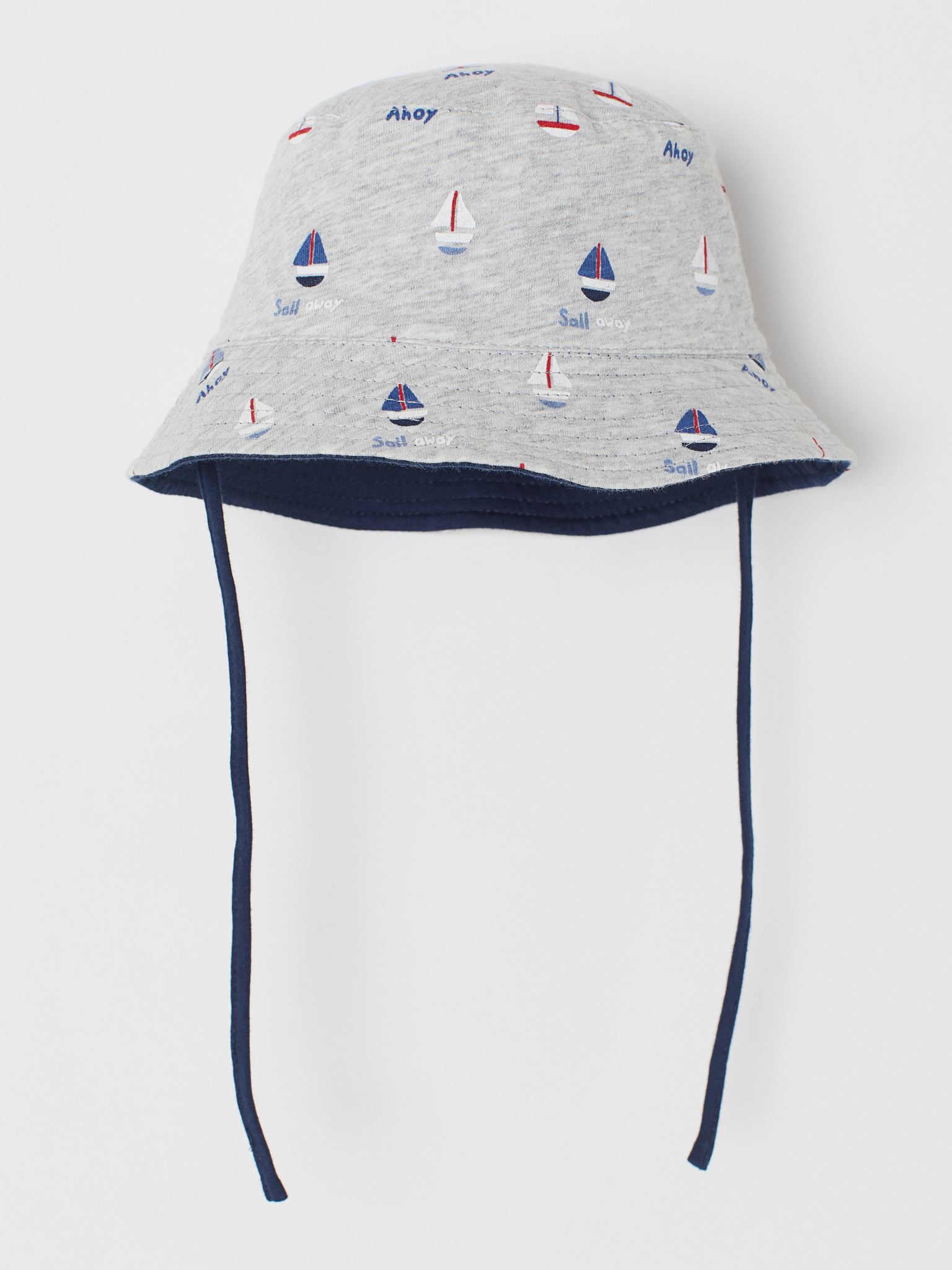 

Панама с завязками H&M 1603-825791 48 см Серая