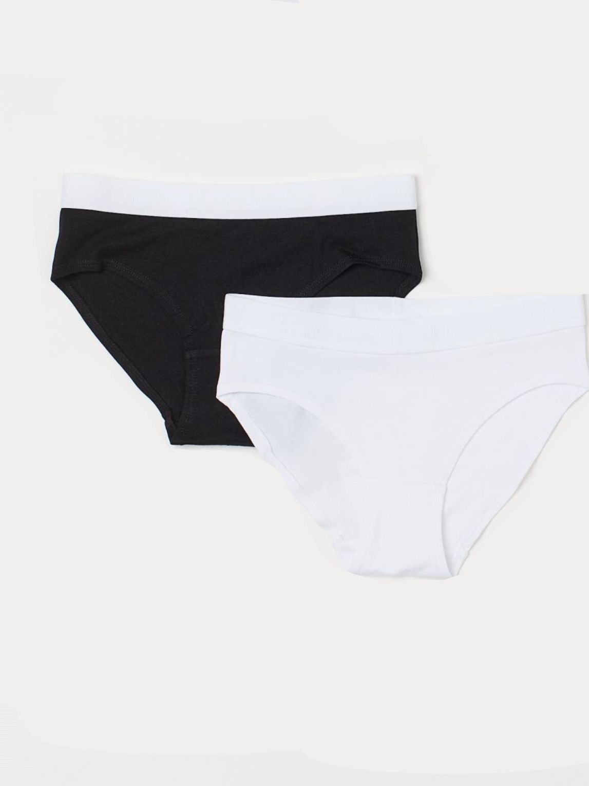 

Трусики H&M 303-805205201 170 см 2 шт Белые с черным (hm06676296290)
