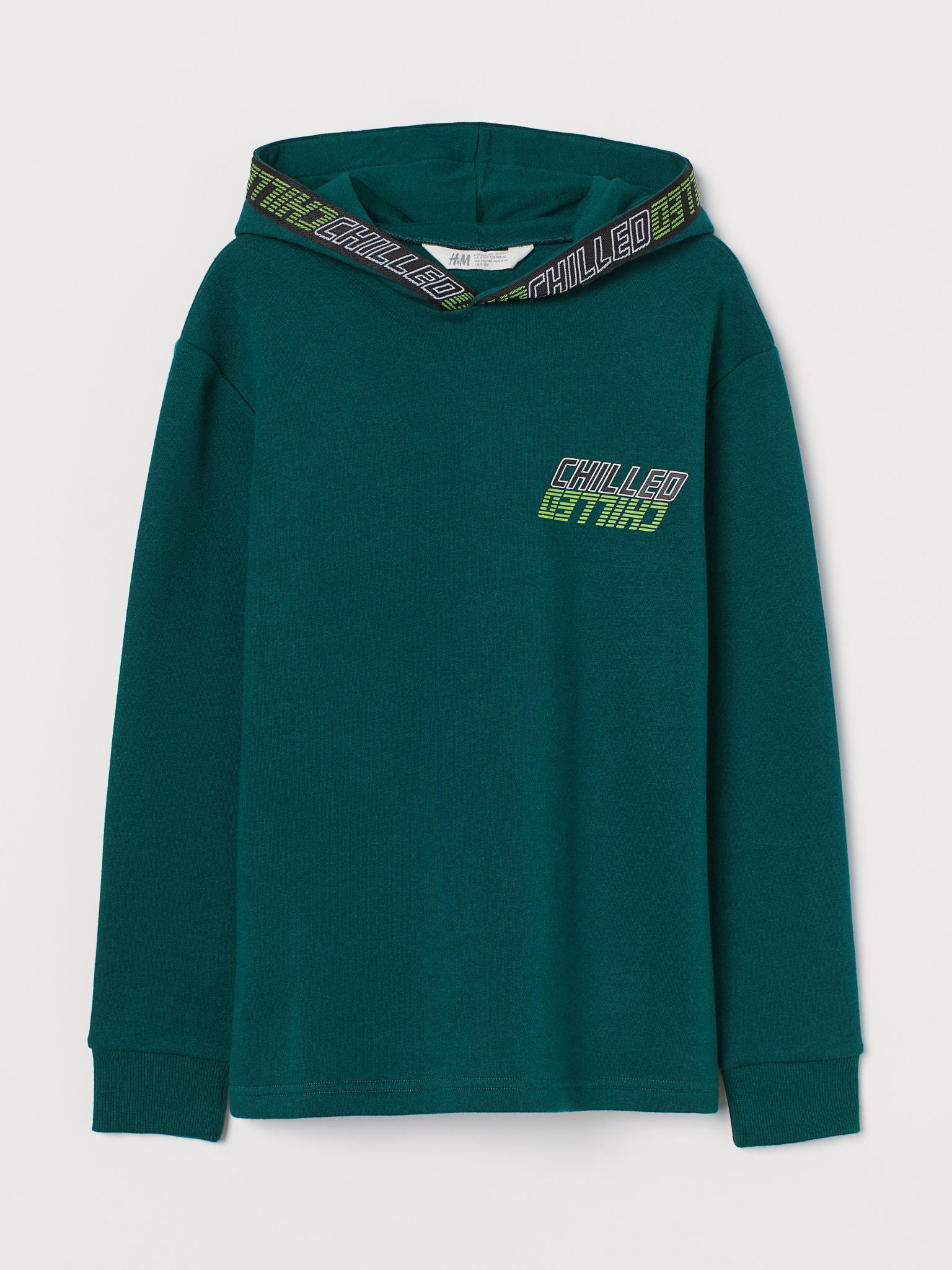 

Худи H&M 503-8967582 158-164 см Темно-зеленое