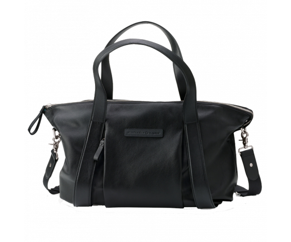 

Сумка для мамы Changing Bag Storksak leather black