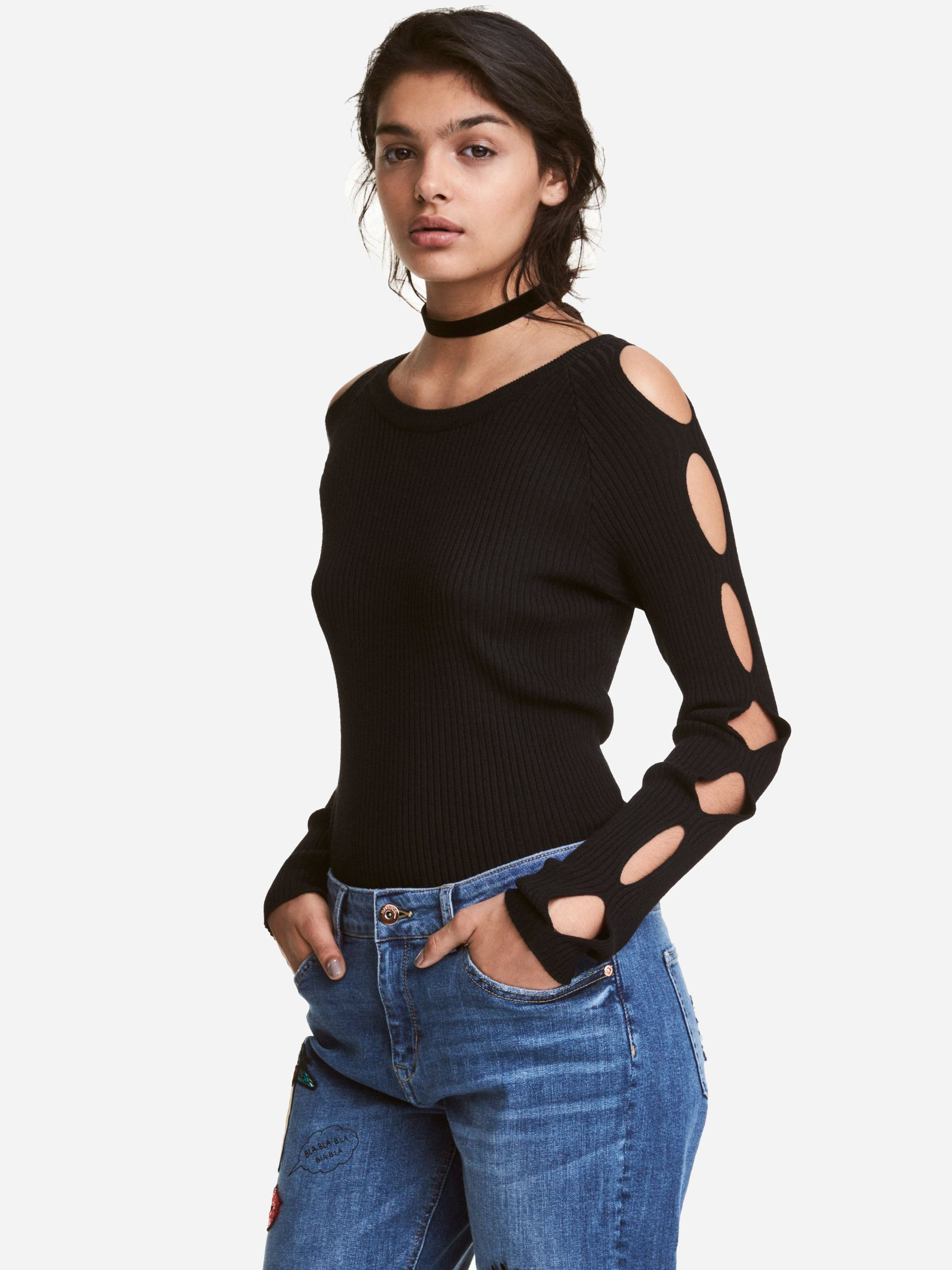 

Джемпер H&M 2610-4484704 S Черный