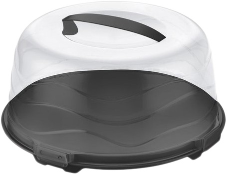 

Тортовница Bager с крышкой 33 х 16 см Grey (BG-452 G)
