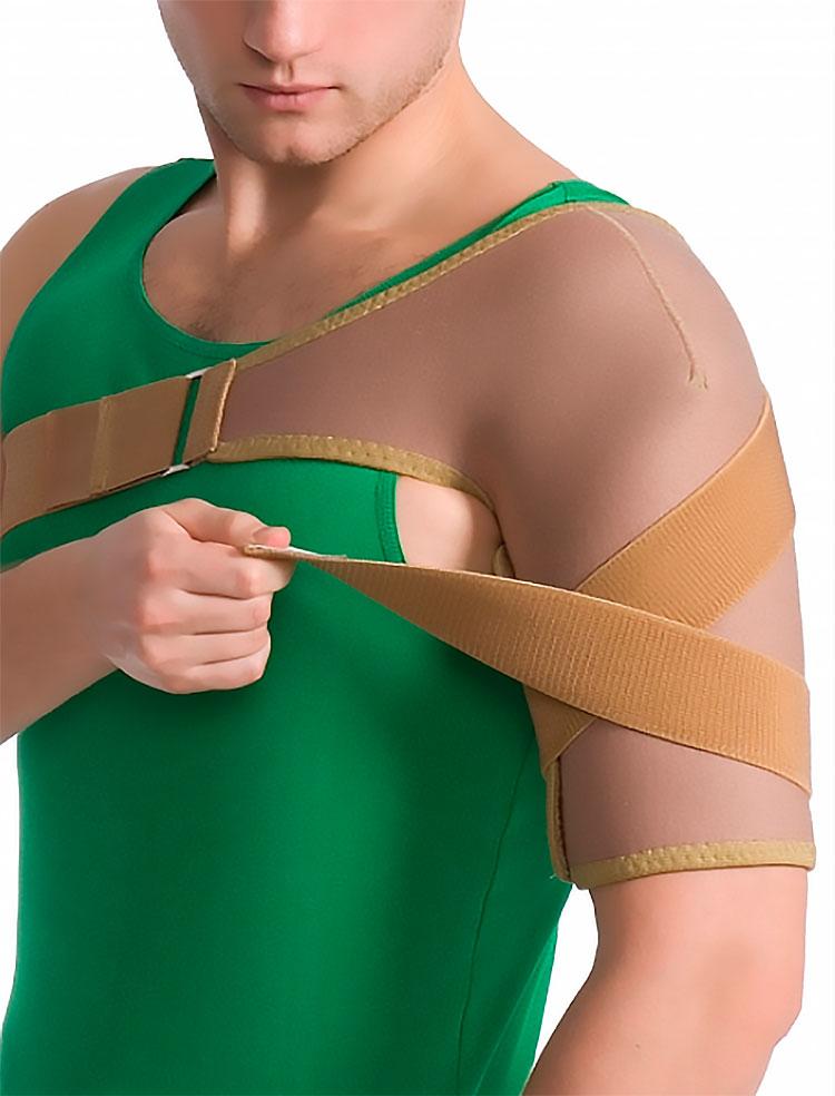 

Бандаж на плечевой сустав эластичный MedTextile 8001 Бежевый L/XXL
