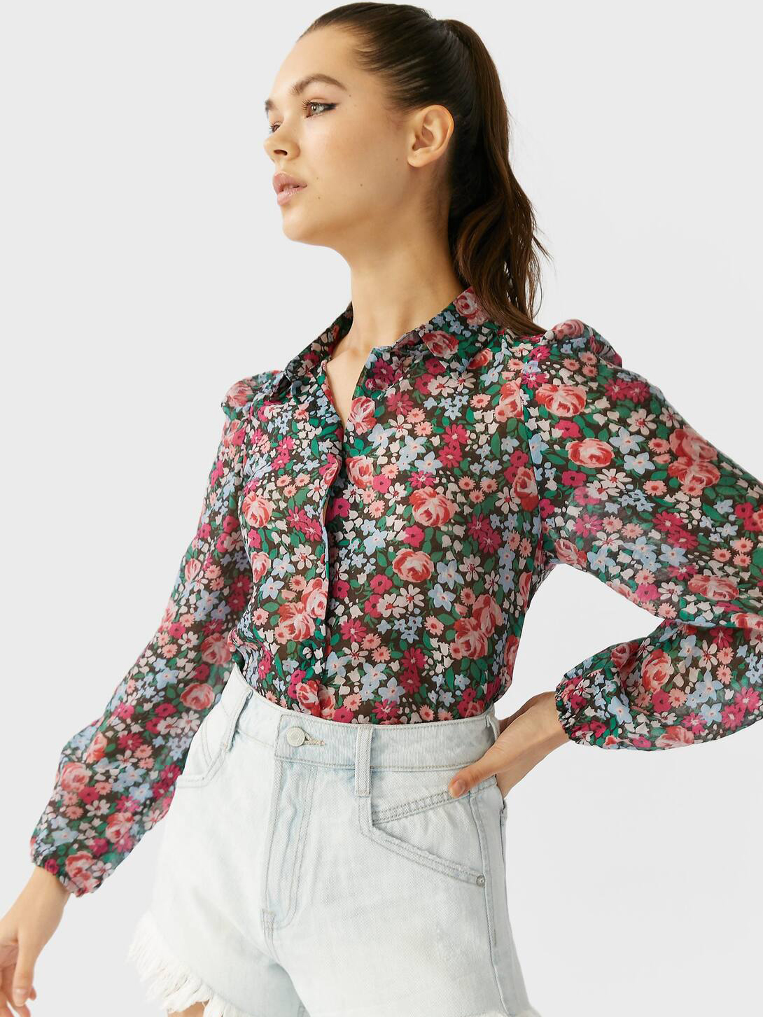 

Блуза Stradivarius 02045753001 M Принт