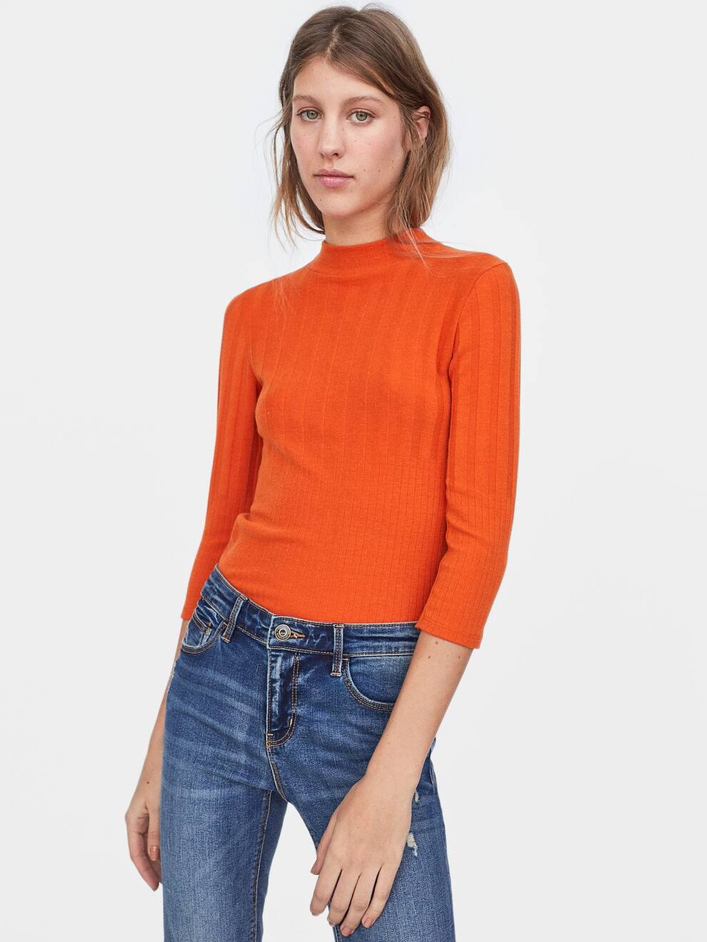 

Водолазка Stradivarius 06534485350 M Оранжевая