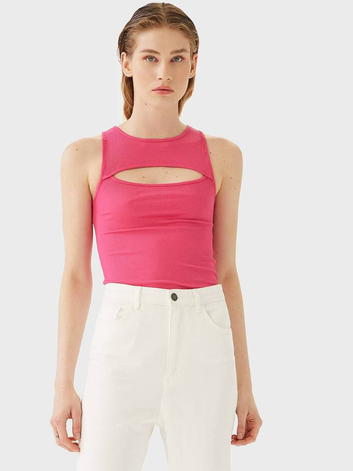 

Топ Stradivarius 02768969145 M Малиновый