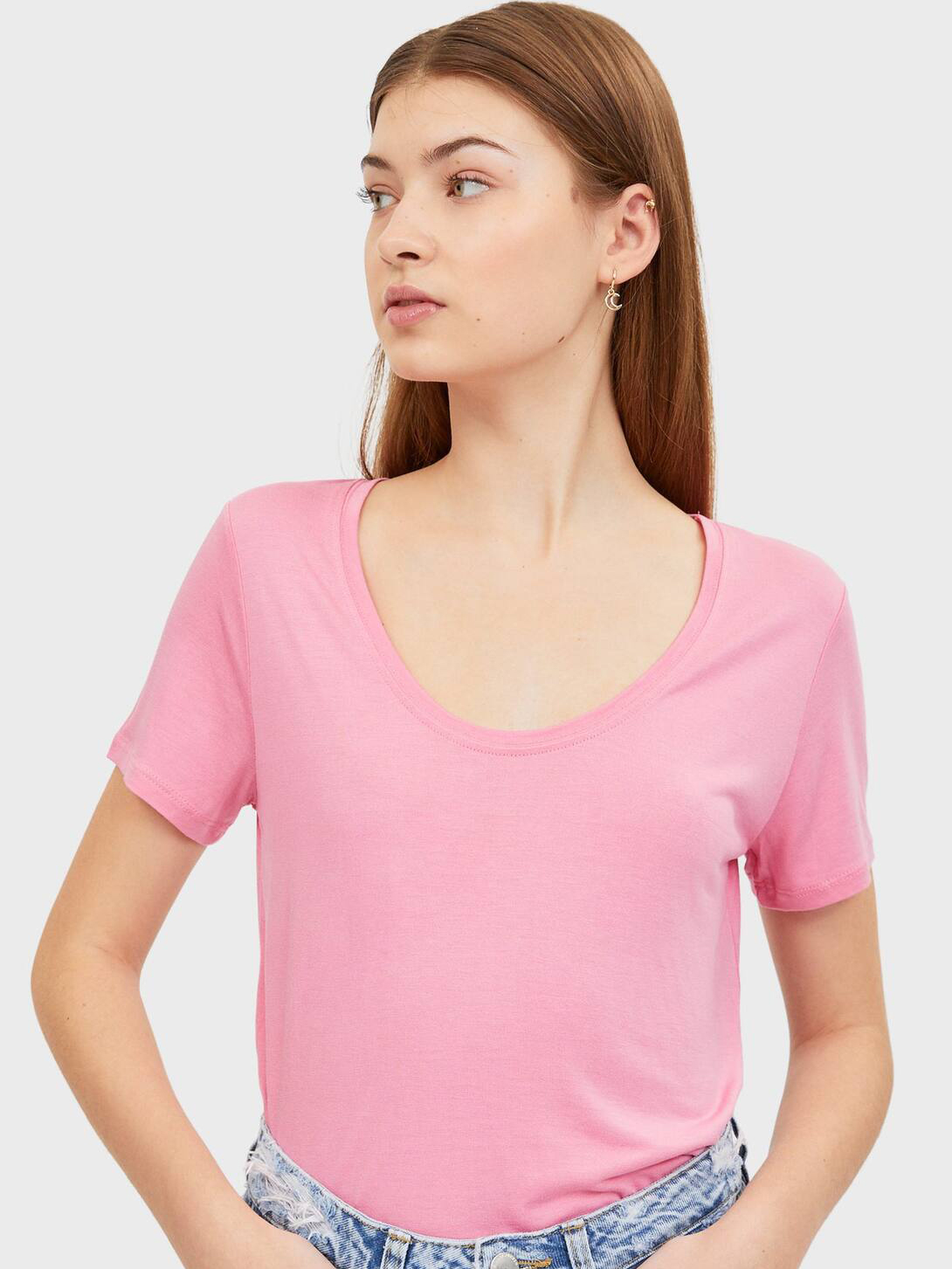 

Футболка Stradivarius 06552701132 XS Розовая