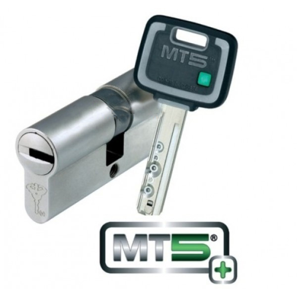 

Цилиндр Mul-T-Lock MT5+ 90мм.(45х45) ключ-ключ (матовый хром)