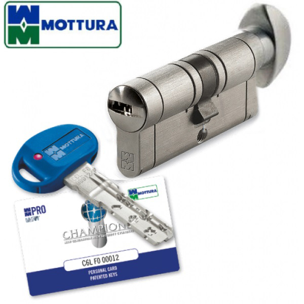 

Цилиндр Mottura Champions PRO 102мм. (71х31) ключ-тумблер