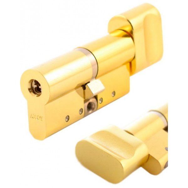 

Цилиндр Abloy Protec 2 122мм.(51х71) к/т латунь СY323