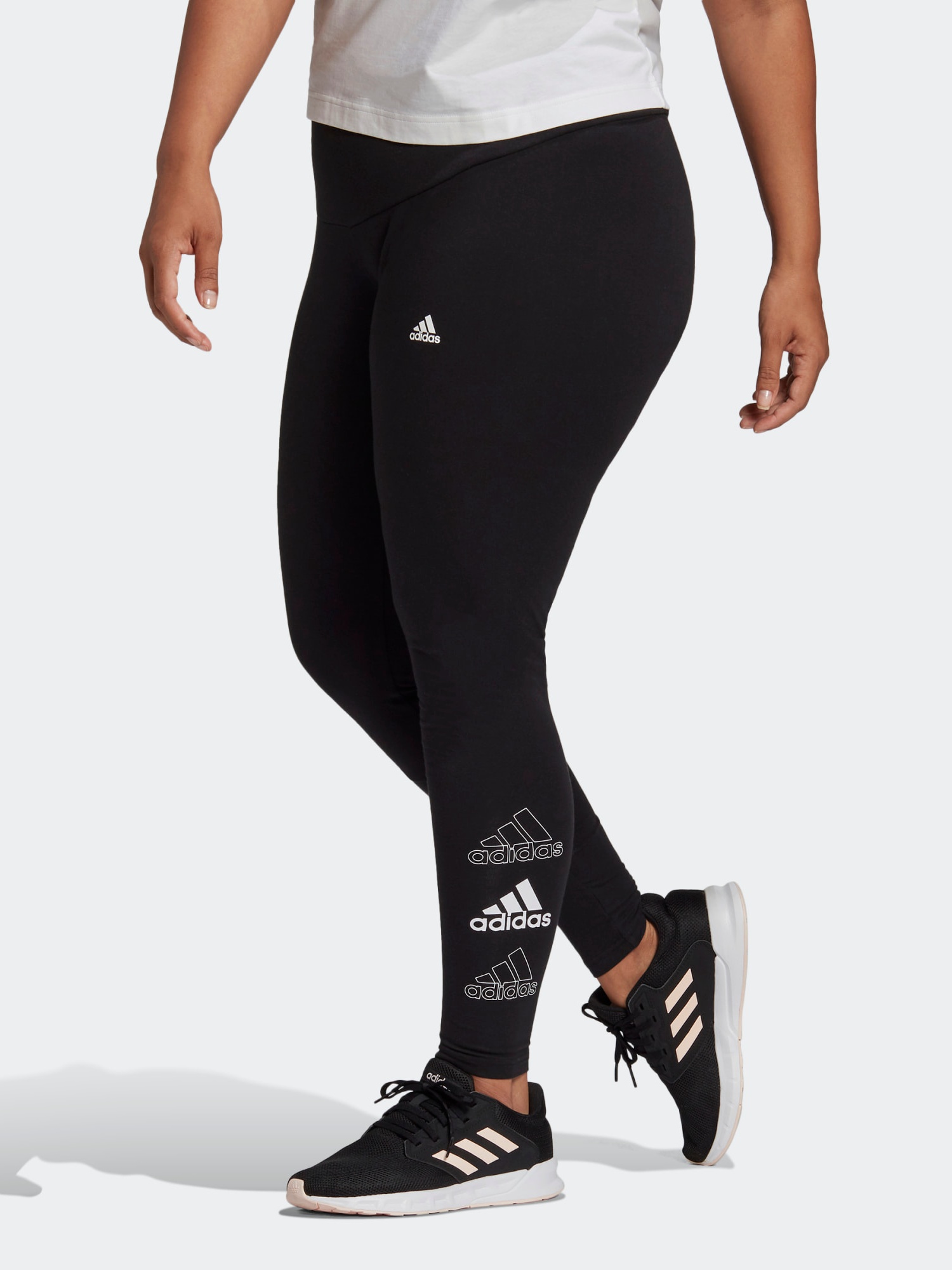 

Спортивные леггинсы Adidas W S LEG GL1370 4X Black/White