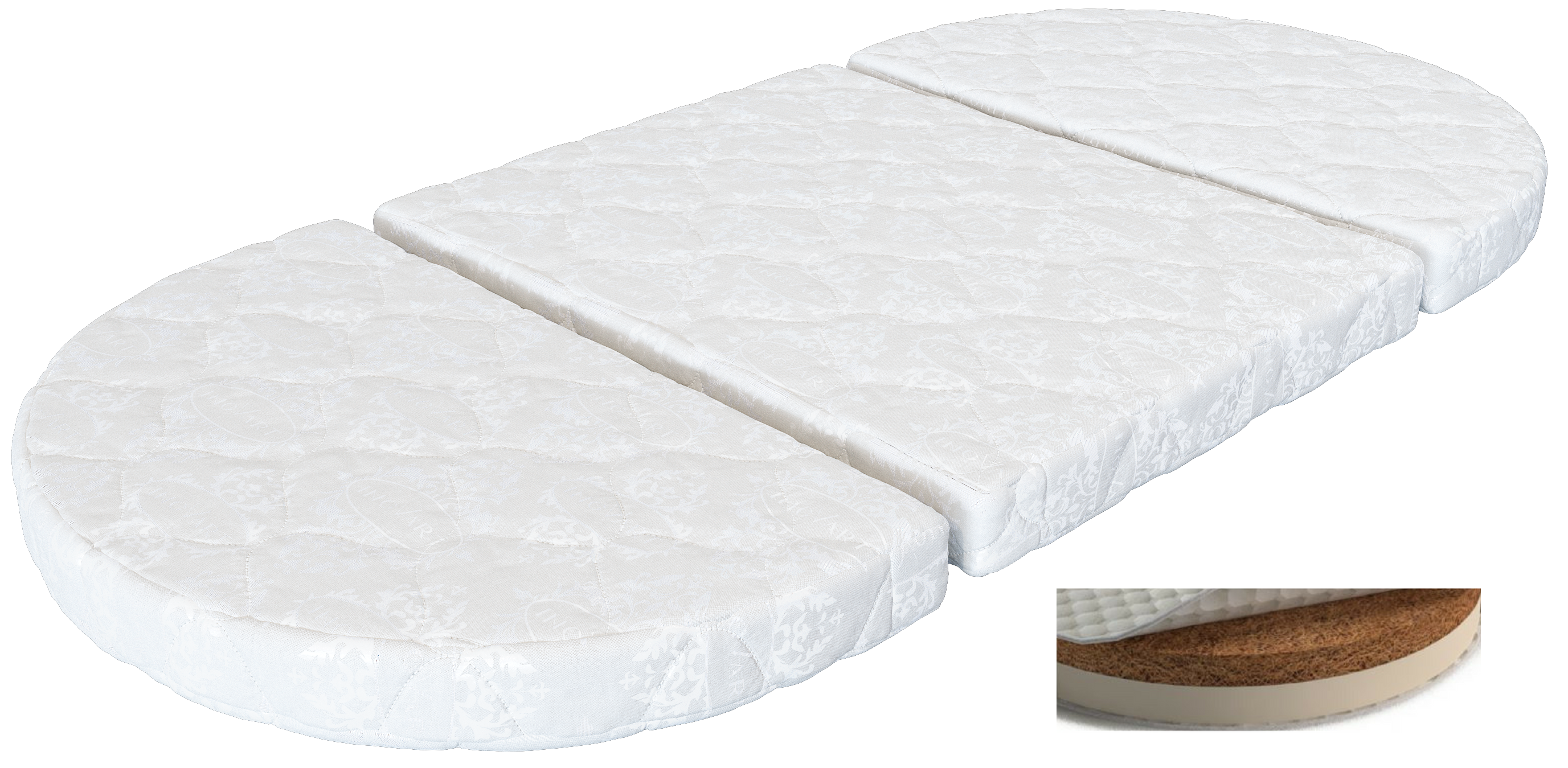 

Матрас-трансформер IngVart Smart Bed Oval 601727 60х71/120 см