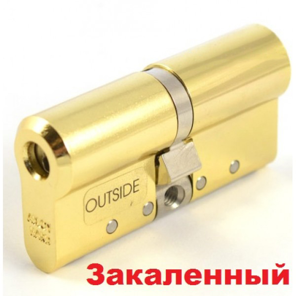 

Цилиндр Abloy Protec 2 Hard 87мм.(36х51) к/к латунь СY 332