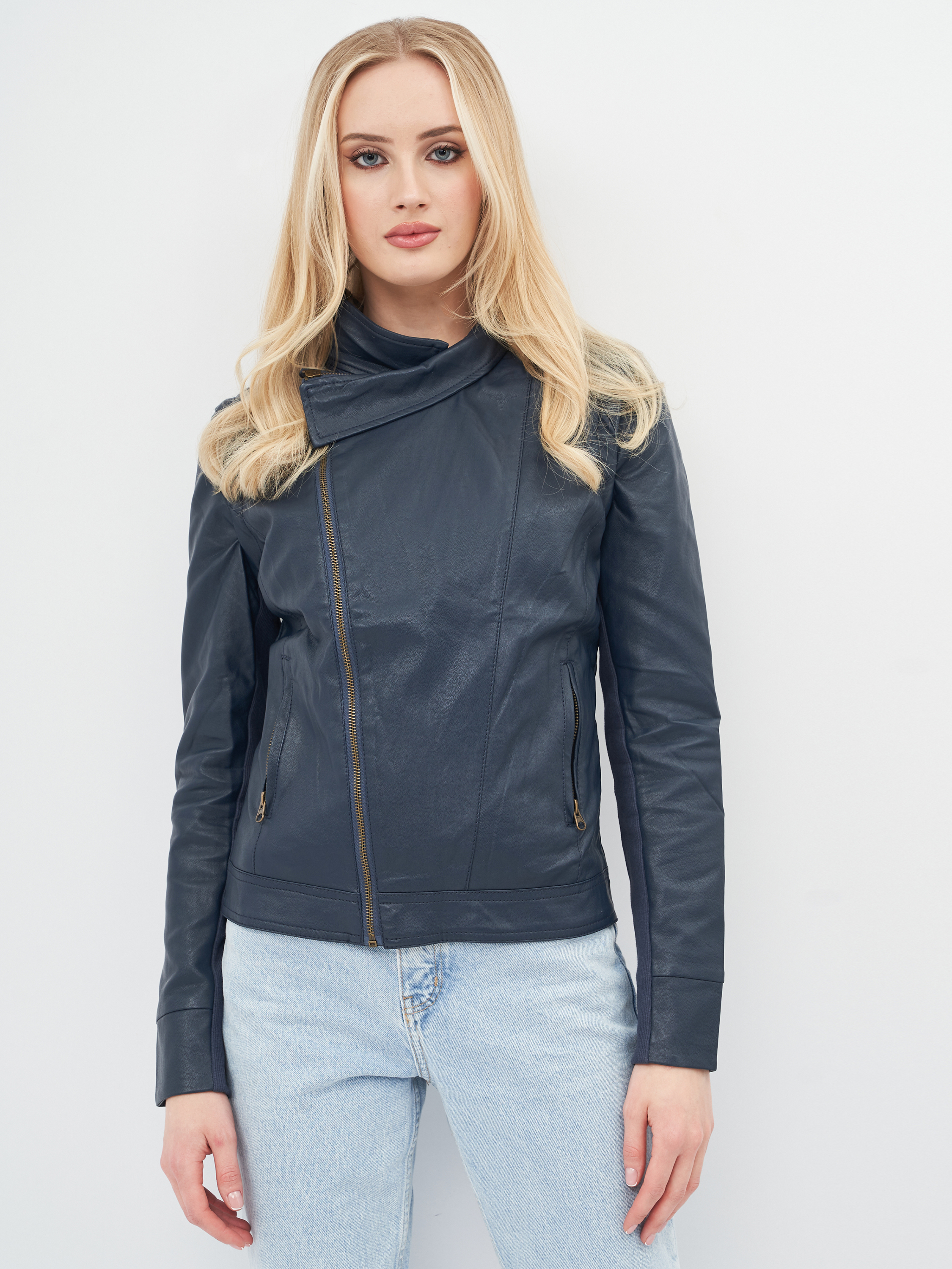 

Куртка из искусственной кожи Desigual 50E29A9 5000 36 р Темно-синяя