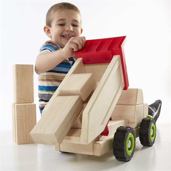 

Игрушечная машина Guidecraft Block Science Trucks Большой самосвал (G7531)