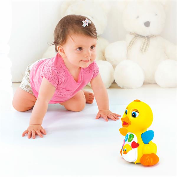 

Музыкальная игрушка Hola Toys Желтый утенок (808)