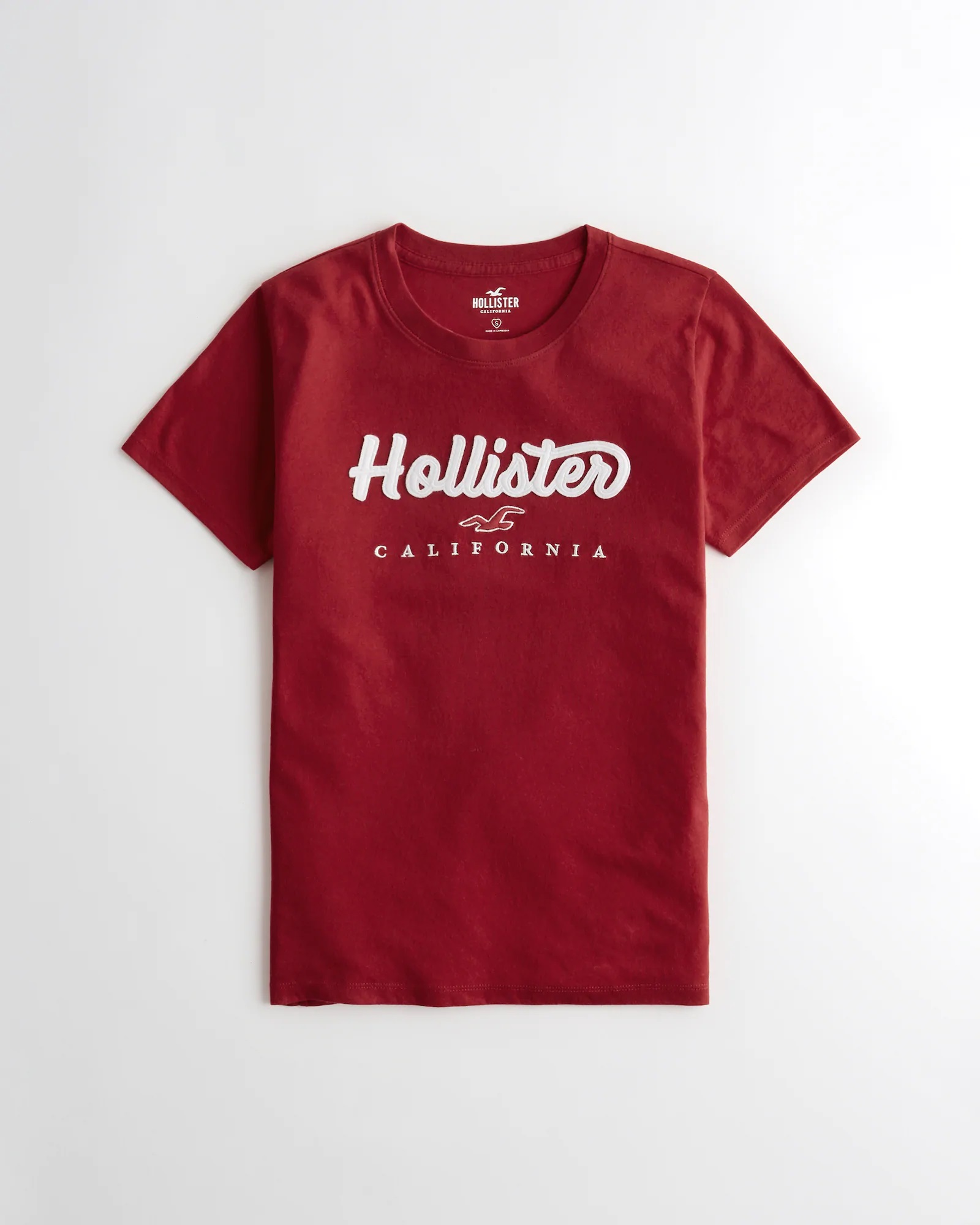 

Красная футболка - женская футболка Hollister HC8443W  Красный, Красная футболка - женская футболка Hollister HC8443W S Красный