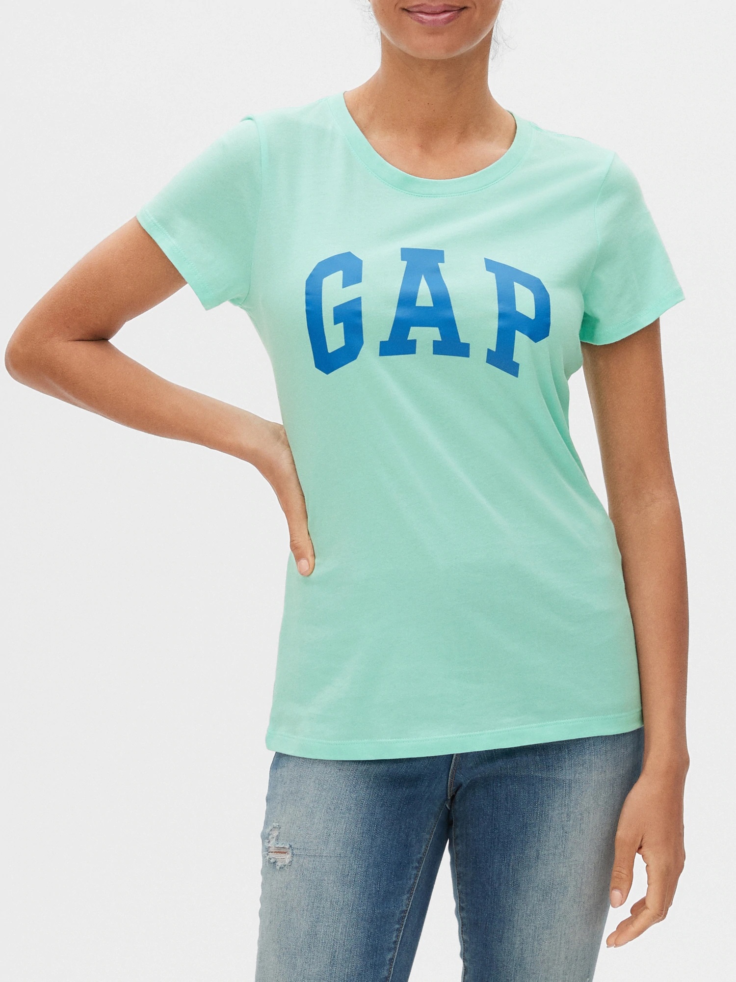 

Футболка GAP GA0667W S Бирюзовый