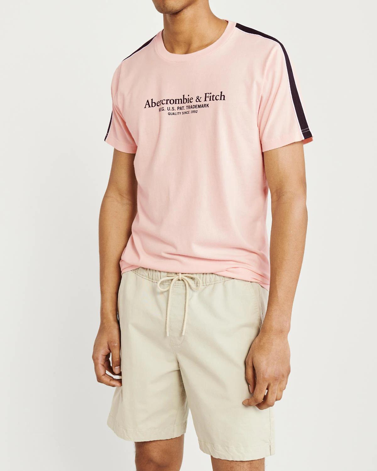 

Футболка Abercrombie & Fitch AF7310M XL Светло-розовый