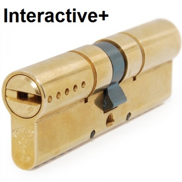 

Цилиндр Mul-T-Lock INTERACTIVE 76мм.(31х45) ключ-ключ (латунь)