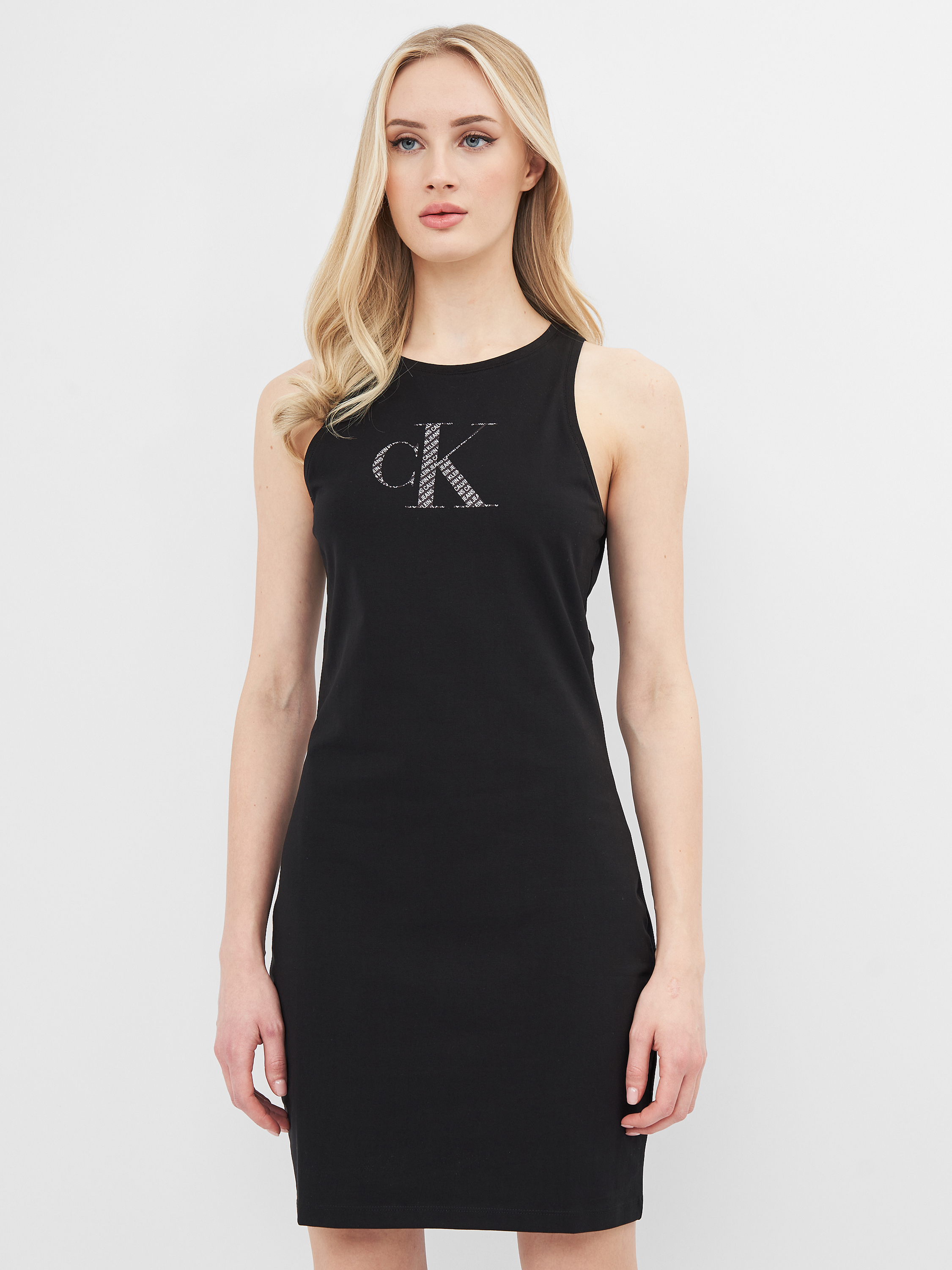 

Платье Calvin Klein Jeans Satin Bonded Racer Back Dress J20J215663-BEH  Pvh Black, Платье Calvin Klein Jeans Satin Bonded Racer Back Dress J20J215663-BEH M Pvh Black